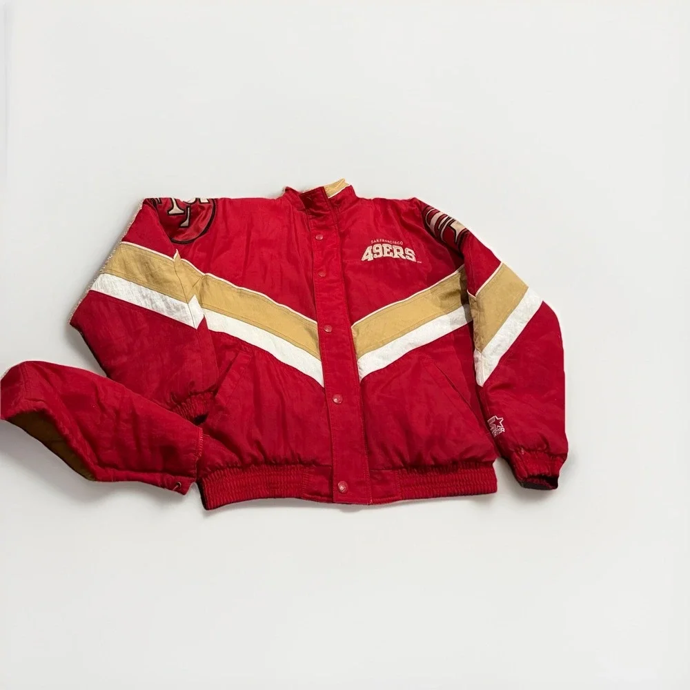 Vintage Starter Pro Line San Francisco 49ers Jacket NFL Made‎ in Korea Small